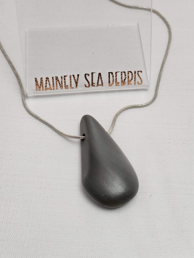 Beach Stone Pendant Necklace