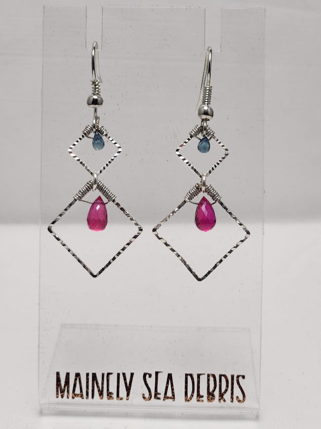 After 5 Geometric Gemstone Earrings