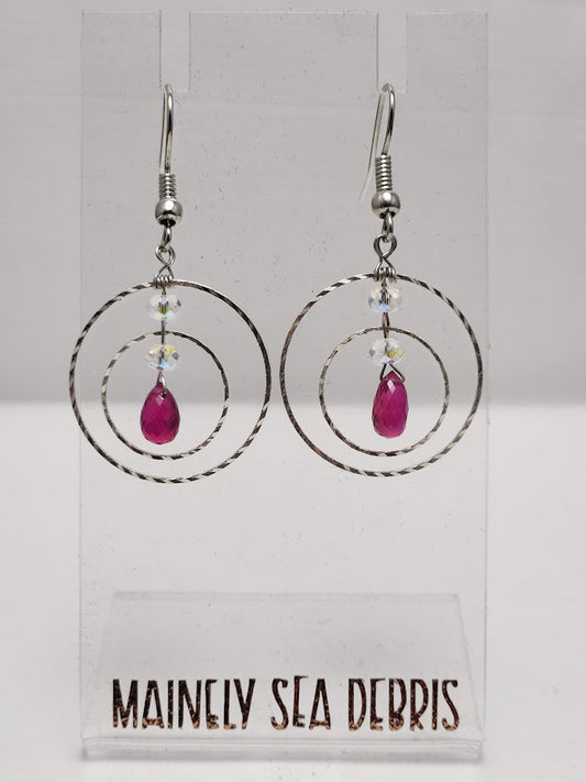 After 5 Geometric Gemstone Earrings