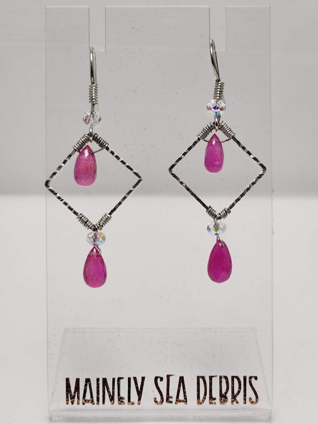 After 5 Geometric Gemstone Earrings