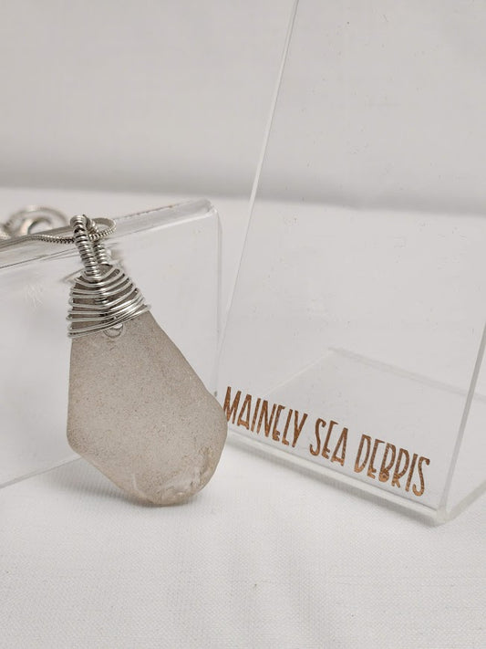 Sea Glass Pendant Necklace