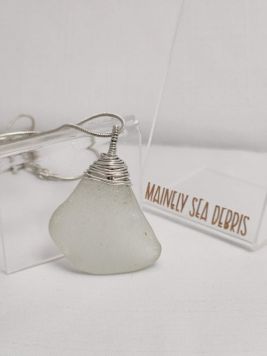 Sea Glass Pendant Necklace