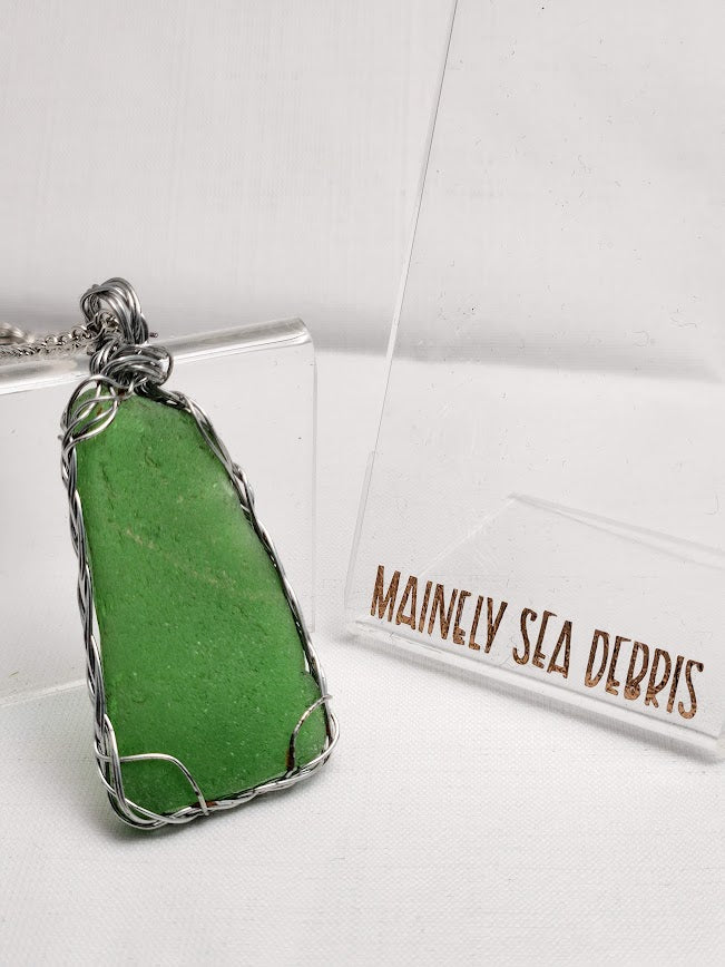 Sea Glass Pendant Necklace