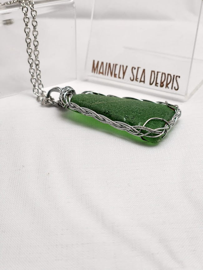 Sea Glass Pendant Necklace