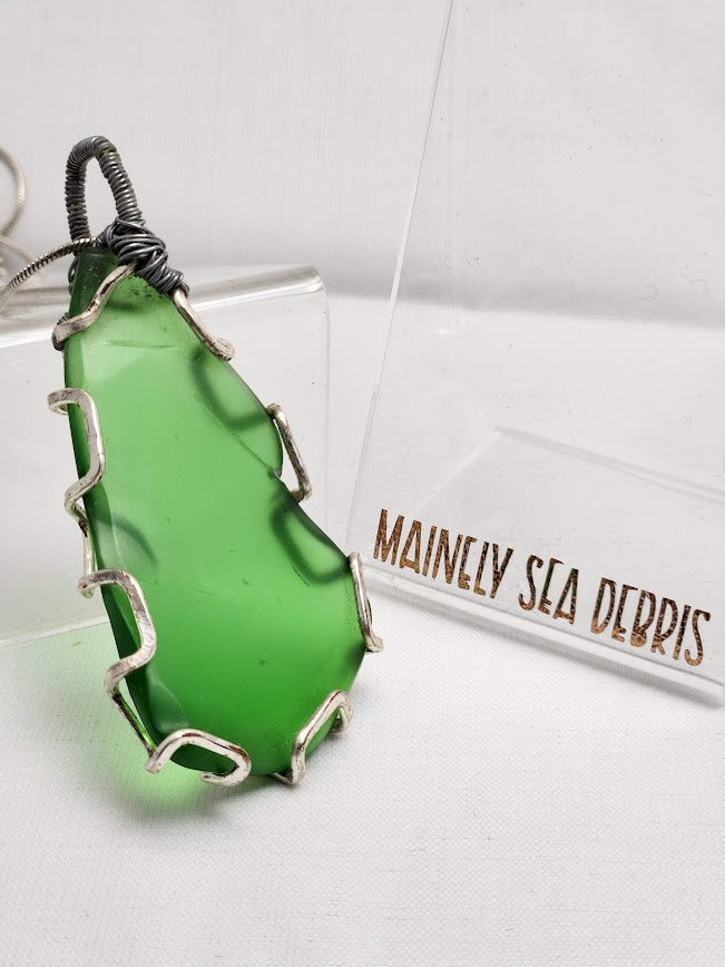 Sea Glass Pendant Necklace