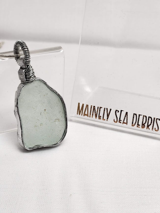 Sea Glass Pendant Necklace