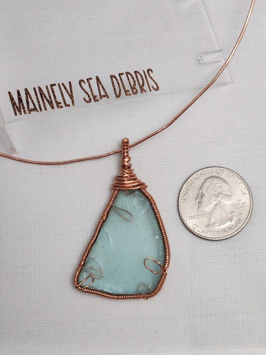 Sea Glass Pendant Necklace