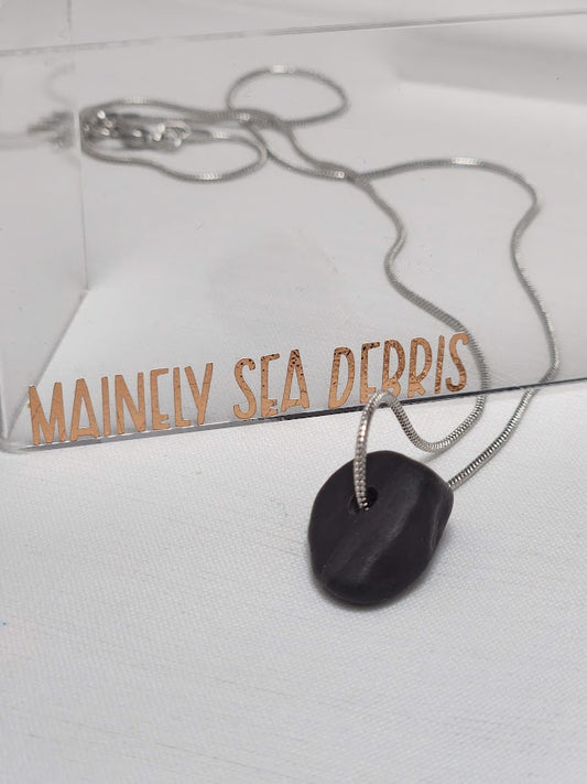 Beach Stone Pendant Necklace