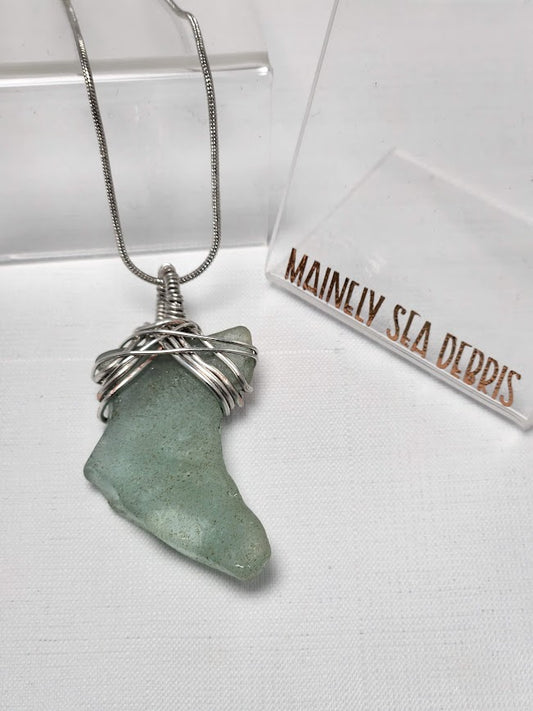 Sea Glass Pendant Necklace