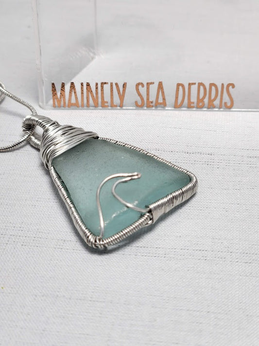 Sea Glass Pendant Necklace